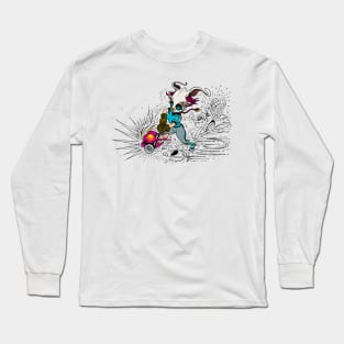 SKATING BLOODY RABBIT 019 Long Sleeve T-Shirt